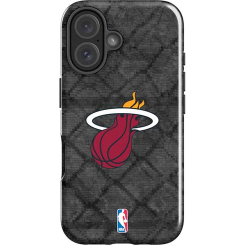 NBA Miami Heat Dark Rust iPhone 16 Impact Case